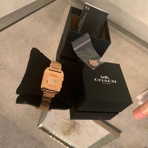 Used coach digital watch